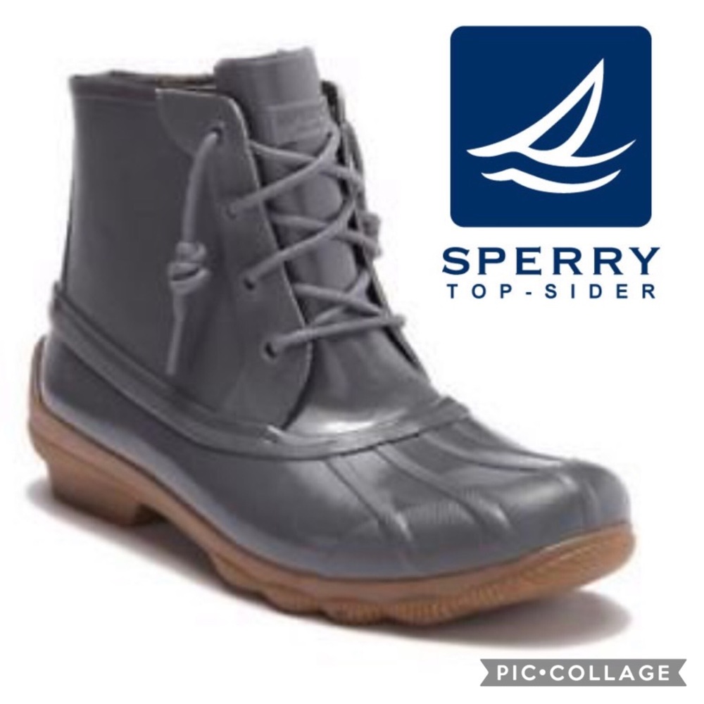 ☔️Sperry Syren Gulf Waterproof Duck Boot {Grey} 5